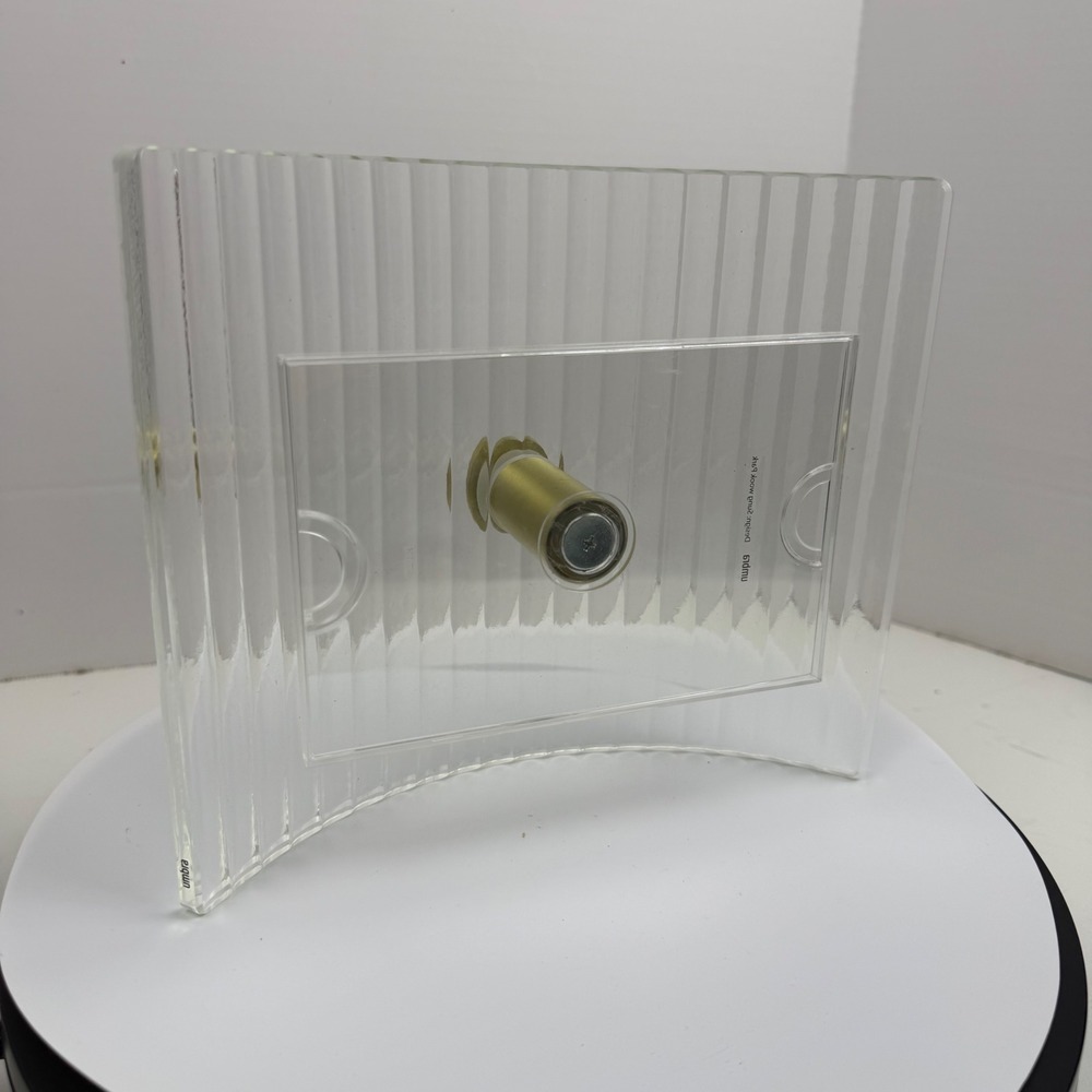 Umbra Phantom Picture Frame Clear Ribbed Floating 4x6 Sung wook Park Brass